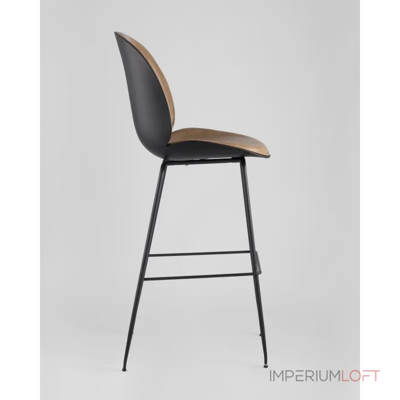Стул барный Beetle PU со спинкой бежевый 2 шт Stool Group УТ000038315 Стул барный Beetle PU со спинкой бежевый 2 шт Stool Group УТ000038315