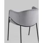 Стул Brace велюр серый Stool Group УТ000039130 от ImperiumLoft