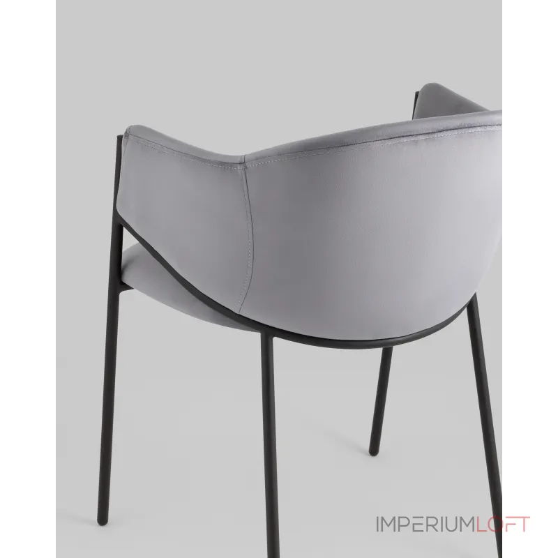 Стул Brace велюр серый Stool Group УТ000039130 от ImperiumLoft Стул Brace велюр серый Stool Group УТ000039130 от ImperiumLoft