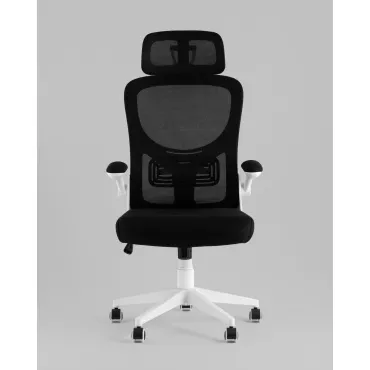 Кресло офисное Airone белый с черной сеткой Stool Group УТ000039378 от ImperiumLoft