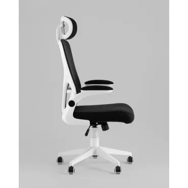 Кресло офисное Airone белый с черной сеткой Stool Group УТ000039378 от ImperiumLoft