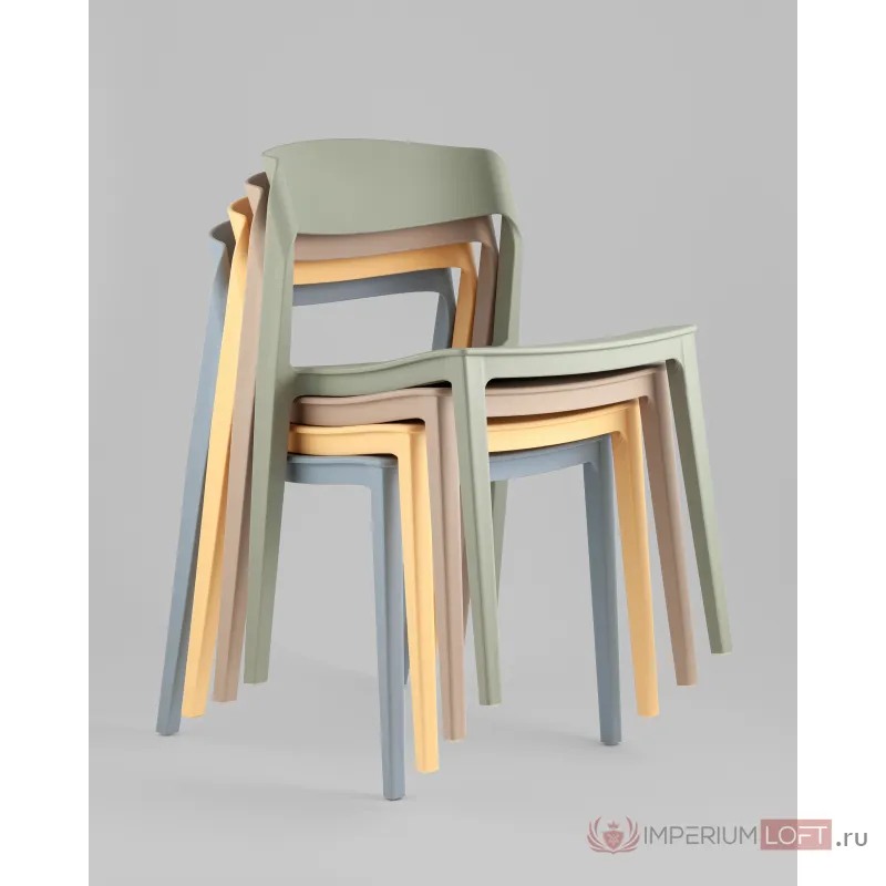 Стул Moris пластик голубой Stool Group УТ000039256 от ImperiumLoft