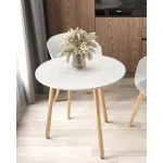Стол круглый EAMES DST NEW D80 белый Stool Group УТ000039064 от ImperiumLoft