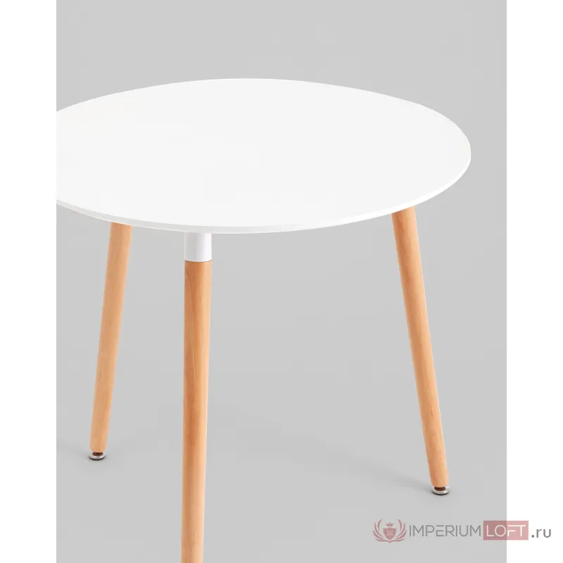 Стол круглый EAMES DST NEW D80 белый Stool Group УТ000039064 от ImperiumLoft