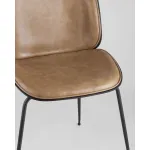 Стул Beetle PU бежевый 2 шт Stool Group УТ000037558