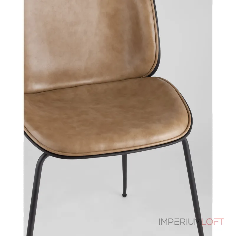 Стул Beetle PU бежевый 2 шт Stool Group УТ000037558