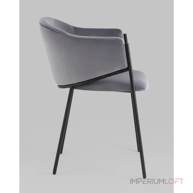 Стул Brace велюр серый Stool Group УТ000039130 от ImperiumLoft Стул Brace велюр серый Stool Group УТ000039130 от ImperiumLoft