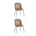 Стул Beetle PU бежевый 2 шт Stool Group УТ000037558