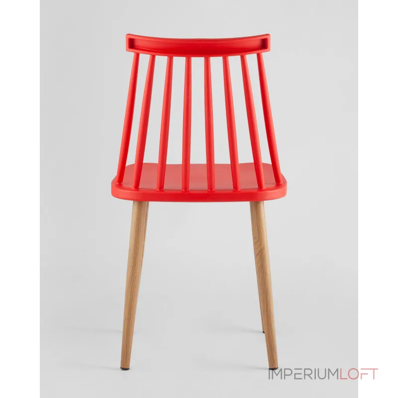 Стул Морган пластиковый красный 4 шт Stool Group УТ000037493 от ImperiumLoft
