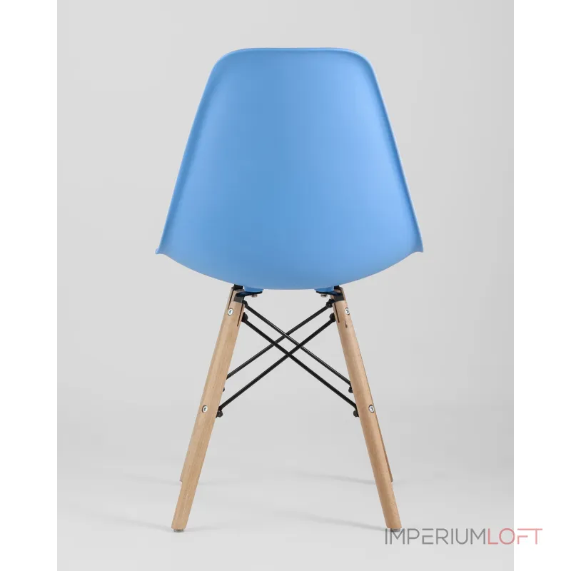 Стул Eames Style DSW голубой (разборный каркас) Stool Group УТ000037589 Стул Eames Style DSW голубой (разборный каркас) Stool Group УТ000037589