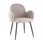 Стул обеденный Wave Stripes букле серый Stool Group УТ000040342