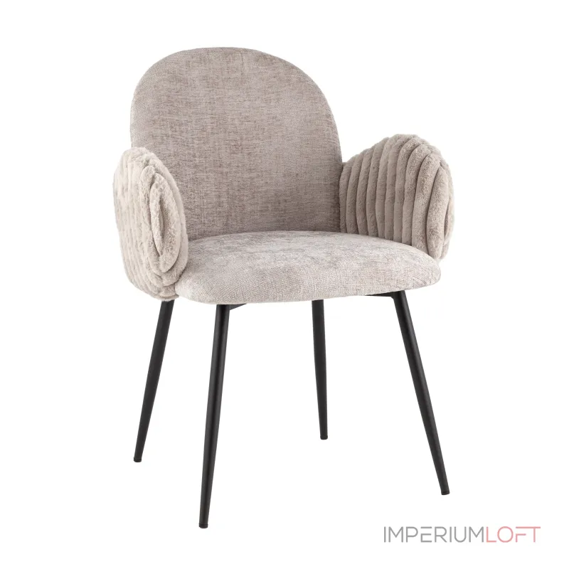 Стул обеденный Wave Stripes букле серый Stool Group УТ000040342