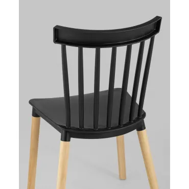Стул Field пластик черный 4 шт. Stool Group УТ000037259 от ImperiumLoft