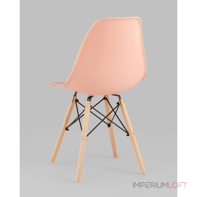 Стул Eames Style DSW персиковый (разборный каркас) Stool Group УТ000039375 от ImperiumLoft Стул Eames Style DSW персиковый (разборный каркас) Stool Group УТ000039375 от ImperiumLoft