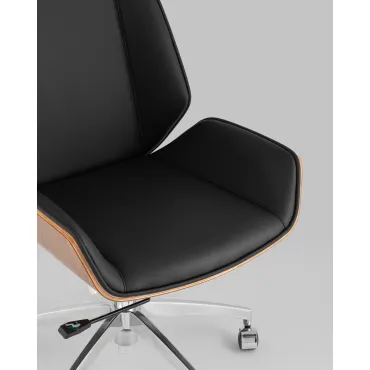 Кресло офисное Crown SN черный Stool Group УТ000038534 от ImperiumLoft