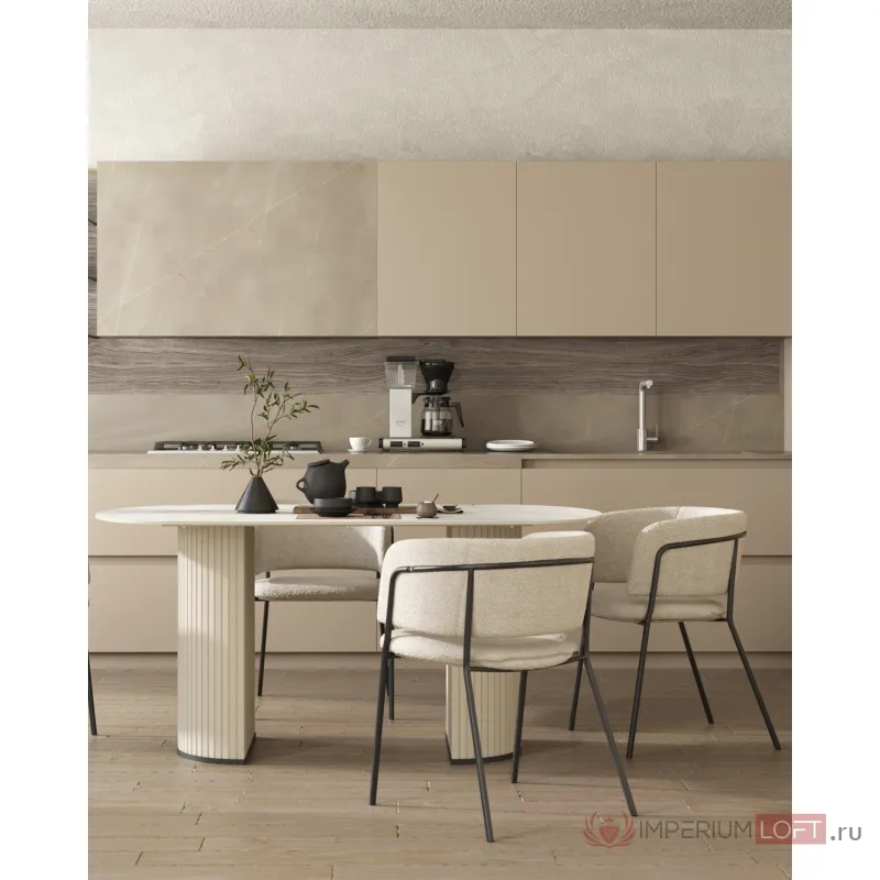 Стол обеденный Opera 160х90 белый Stool Group УТ000038272 от ImperiumLoft