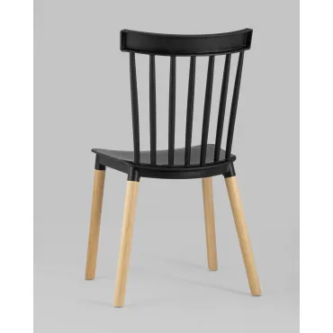 Стул Field пластик черный 4 шт. Stool Group УТ000037259 от ImperiumLoft