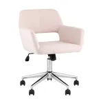 Стул офисный ROSS рогожка светло-розовый Stool Group УТ000039439