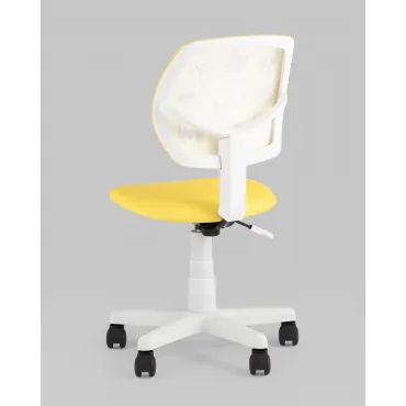 Кресло компьютерное детское ЛОЛО Pet Lover желтый пластик белый Stool Group УТ000039086 от ImperiumLoft
