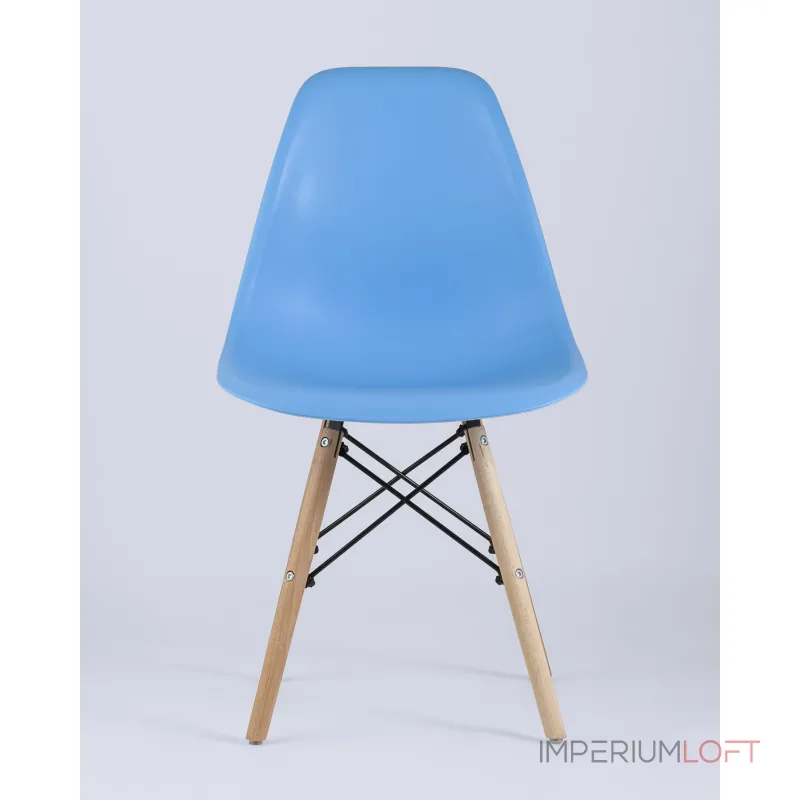 Стул Eames Style DSW голубой (разборный каркас) Stool Group УТ000037589 Стул Eames Style DSW голубой (разборный каркас) Stool Group УТ000037589