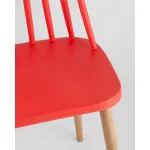 Стул Морган пластиковый красный 4 шт Stool Group УТ000037493 от ImperiumLoft