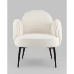Кресло Wave Stripes букле белый Stool Group УТ000038941 от ImperiumLoft
