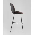 Стул барный Beetle PU со спинкой коричневый 2 шт Stool Group УТ000038311