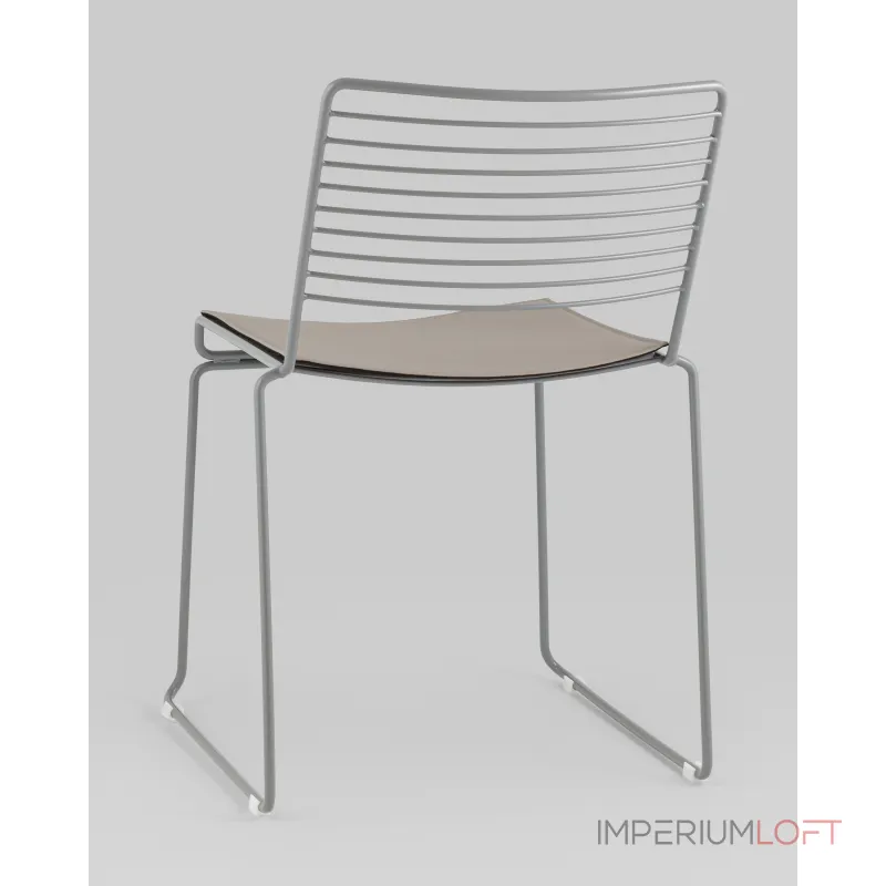 Стул обеденный Danny серый с подушкой Stool Group УТ000038985 от ImperiumLoft Стул обеденный Danny серый с подушкой Stool Group УТ000038985 от ImperiumLoft