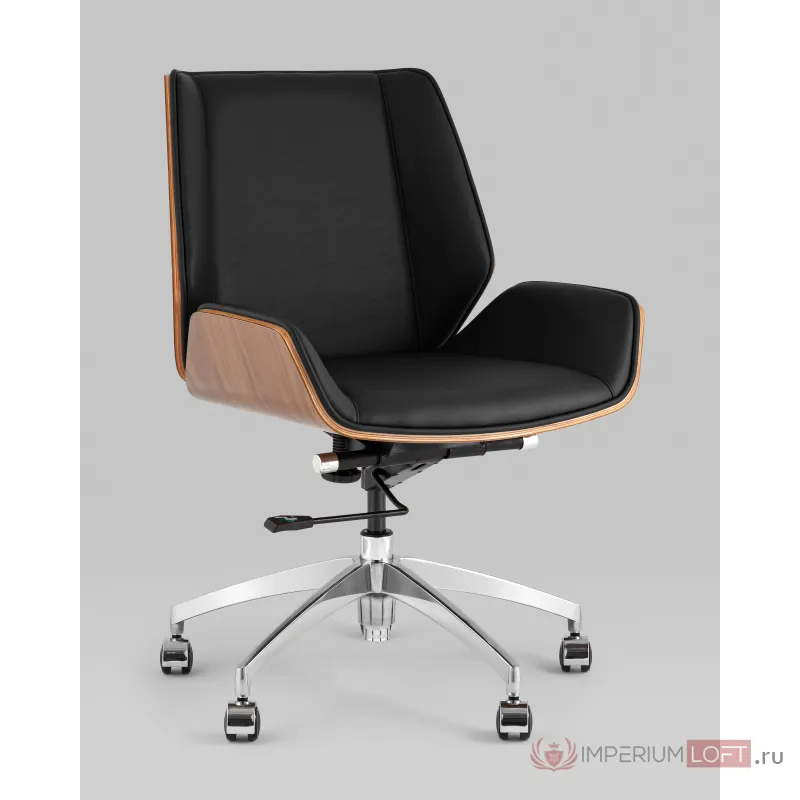 Кресло офисное Crown SN черный Stool Group УТ000038534 от ImperiumLoft