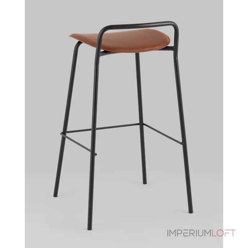 Стул барный Mantis экокожа коричневый Stool Group УТ000038917