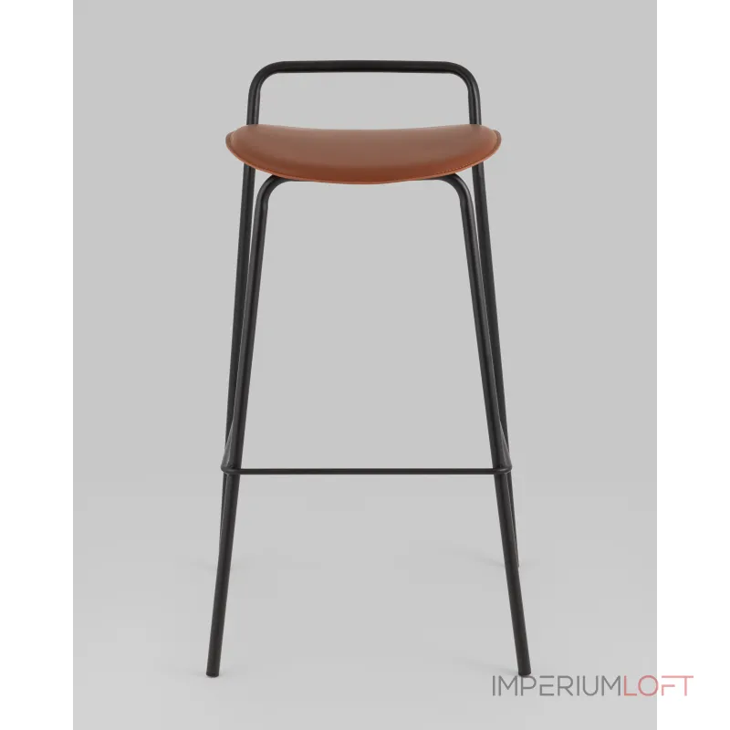 Стул барный Mantis экокожа коричневый Stool Group УТ000038917