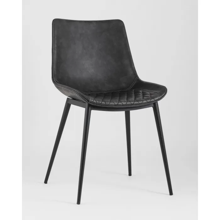 Стул TEXAS экокожа серый 2 шт. Stool Group УТ000037296 от ImperiumLoft
