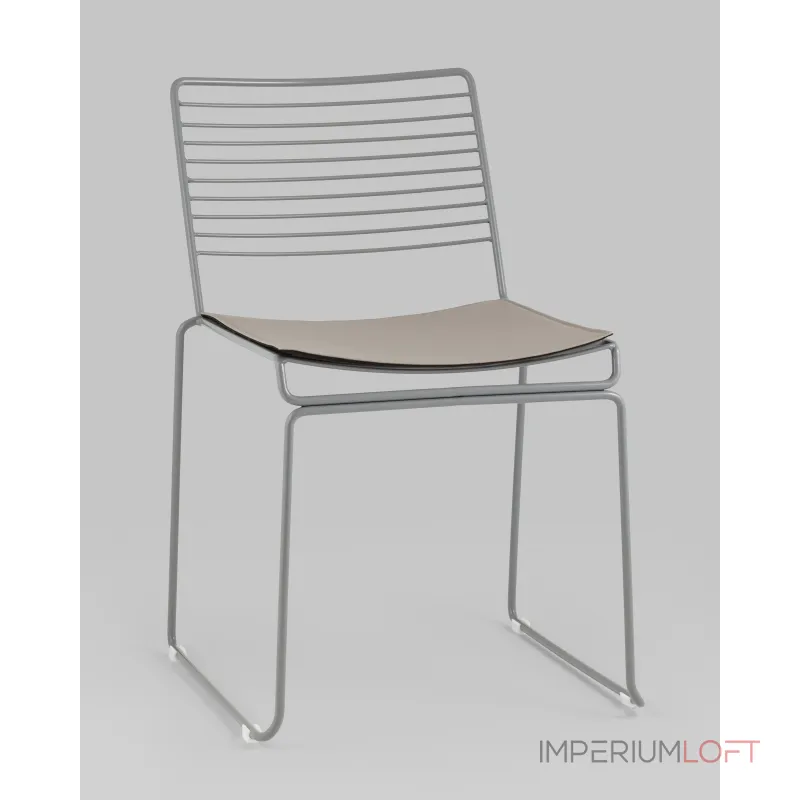 Стул обеденный Danny серый с подушкой Stool Group УТ000038985 от ImperiumLoft Стул обеденный Danny серый с подушкой Stool Group УТ000038985 от ImperiumLoft