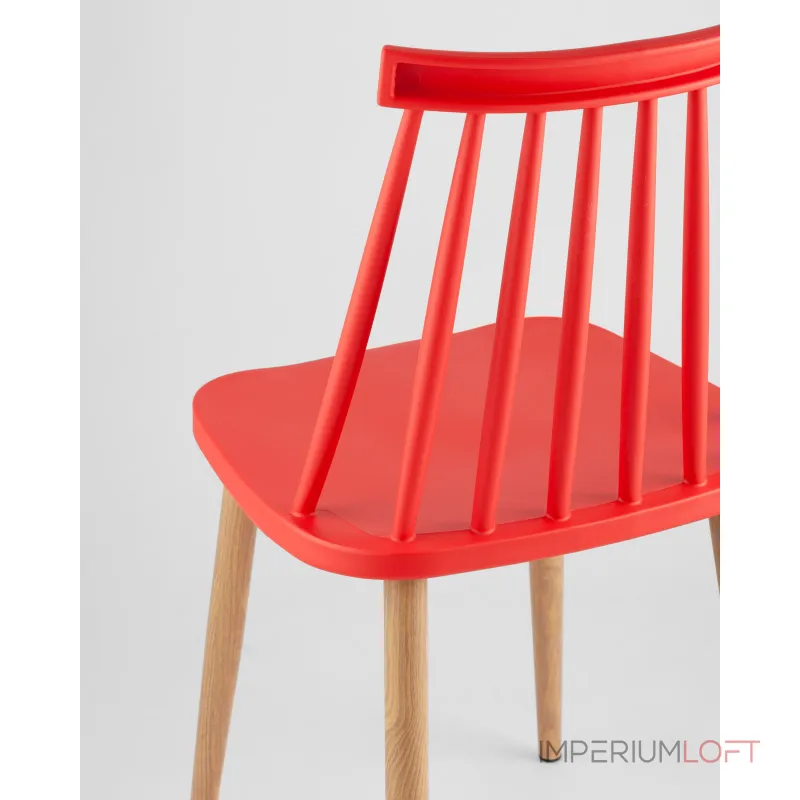Стул Морган пластиковый красный 4 шт Stool Group УТ000037493 от ImperiumLoft