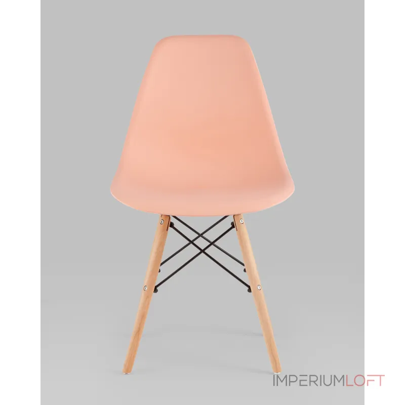 Стул Eames Style DSW персиковый (разборный каркас) Stool Group УТ000039375 от ImperiumLoft Стул Eames Style DSW персиковый (разборный каркас) Stool Group УТ000039375 от ImperiumLoft