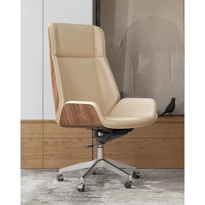Кресло руководителя Crown SN бежевый Stool Group УТ000038529 от ImperiumLoft