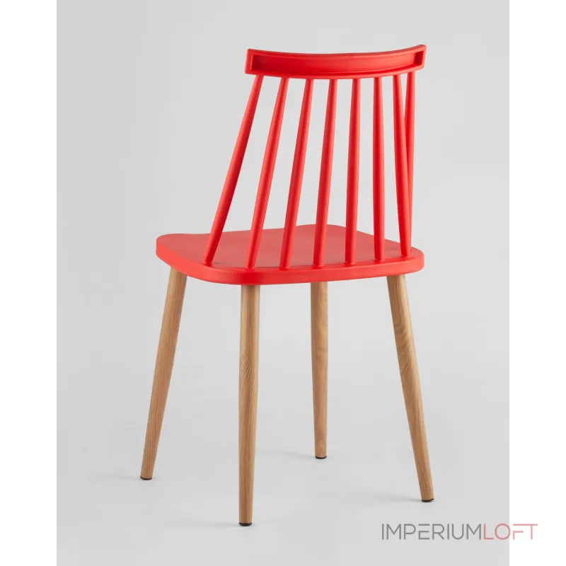 Стул Морган пластиковый красный 4 шт Stool Group УТ000037493 от ImperiumLoft