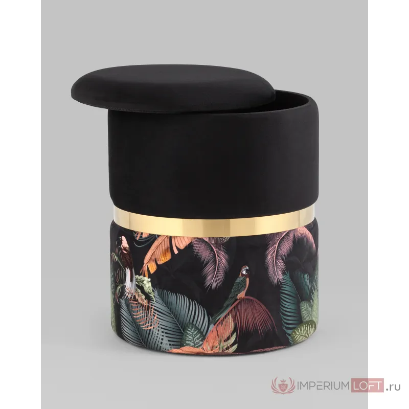 Пуф Кэрри с ящиком велюр Tropic Stool Group УТ000037324 от ImperiumLoft