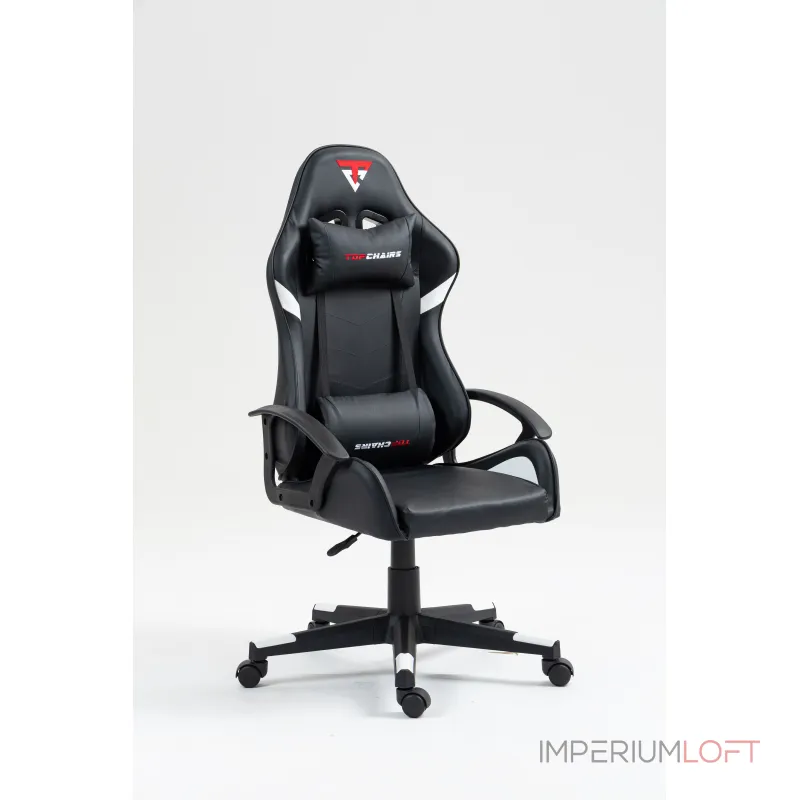 Кресло спортивное Warden черно-белый Stool Group УТ000039483 Кресло спортивное Warden черно-белый Stool Group УТ000039483