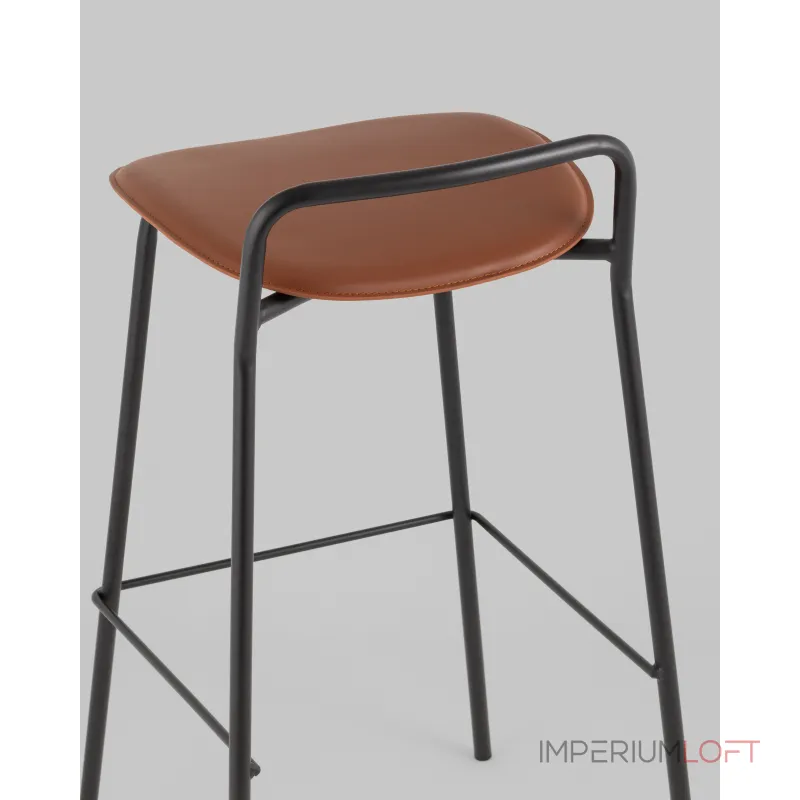 Стул барный Mantis экокожа коричневый Stool Group УТ000038917