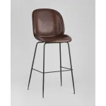 Стул барный Beetle PU со спинкой коричневый 2 шт Stool Group УТ000038311
