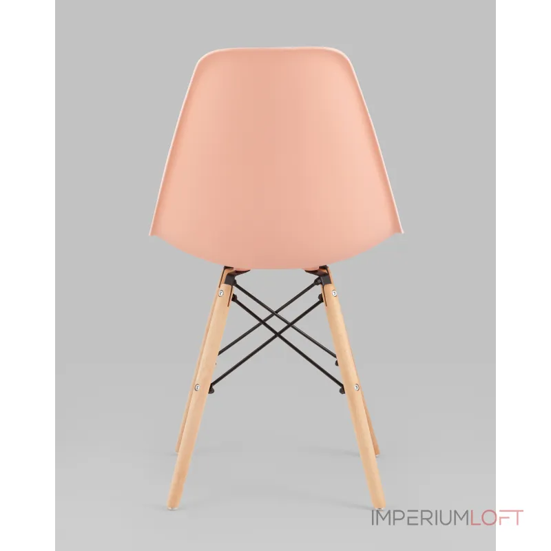 Стул Eames Style DSW персиковый (разборный каркас) Stool Group УТ000039375 от ImperiumLoft Стул Eames Style DSW персиковый (разборный каркас) Stool Group УТ000039375 от ImperiumLoft