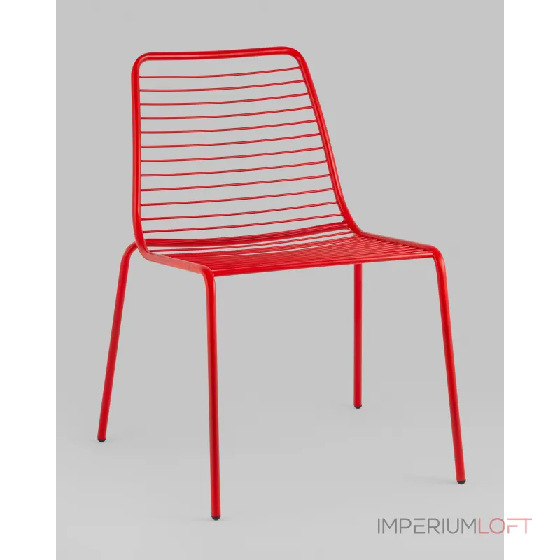 Стул Дели металл красный Stool Group УТ000039262