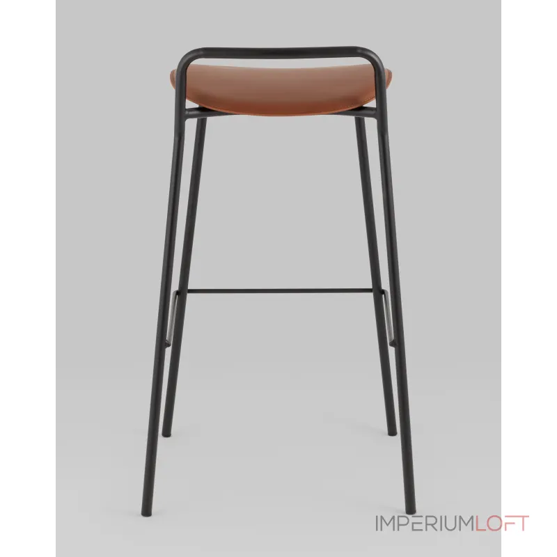 Стул барный Mantis экокожа коричневый Stool Group УТ000038917
