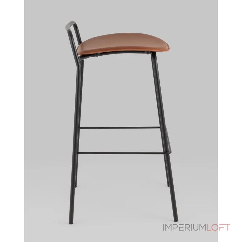Стул барный Mantis экокожа коричневый Stool Group УТ000038917