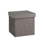 Пуф складной с ящиком Store Square антрацитовый Stool Group УТ000038975