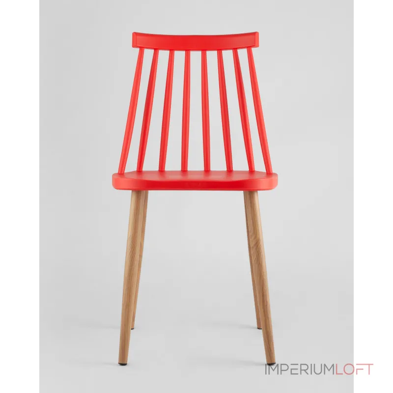 Стул Морган пластиковый красный 4 шт Stool Group УТ000037493 от ImperiumLoft