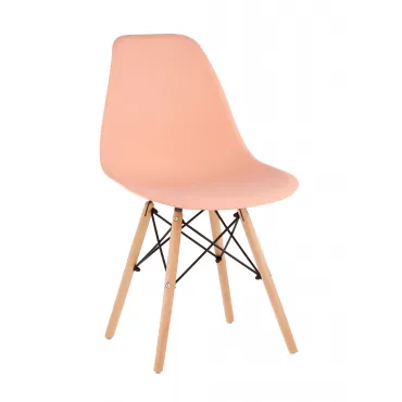 Стул Eames Style DSW персиковый (разборный каркас) Stool Group УТ000039375 Стул Eames Style DSW персиковый (разборный каркас) Stool Group УТ000039375