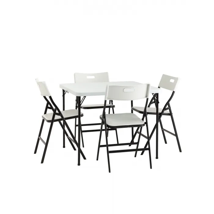 Комплект раскладного стола и стульев Stool Group Кейт YX-ZFP86 white от ImperiumLoft
