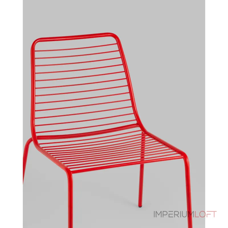 Стул Дели металл красный Stool Group УТ000039262